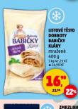 LISTOVÉ TĚSTO DOBROTY BABIČKY KLÁRY