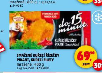 SMAŽENÉ KUŘECÍ ŘÍZEČKY PIKANT