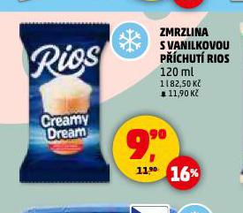ZMRZLINA S VANILKOVOU PŘÍCHUTÍ RIOS