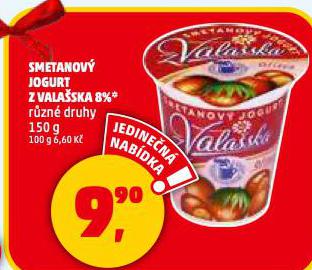 SMETANOVÝ JOGURT Z VALAŠSKA