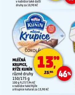 KUNÍN MLÉČNÁ RÝŽE