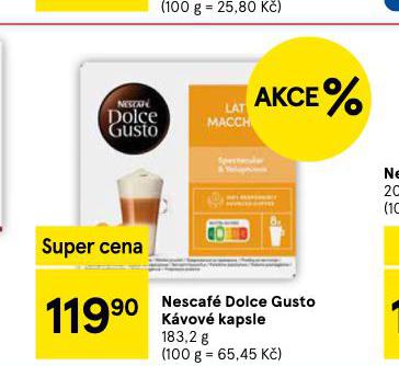NESCAFÉ DOLCE GUSTO KÁVOVÉ KAPSLE