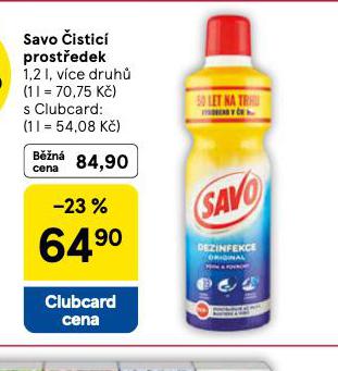 SAVO ČISTÍCÍ PROSTŘEDEK