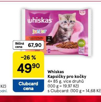 WHISKAS KAPSIČKY PRO KOČKY