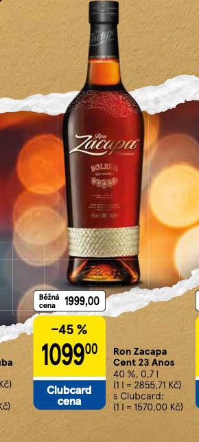 RON ZACAPA CENT 23 ANOS