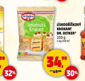 LÍSKOOŘÍŠKOVÝ KROKANT DR. OETKER
