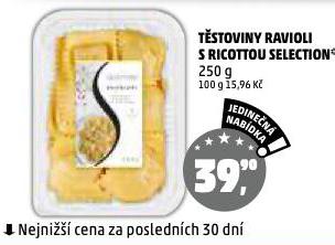 TSTOVINY RAVIOLI S RICOTTOU SELECTION