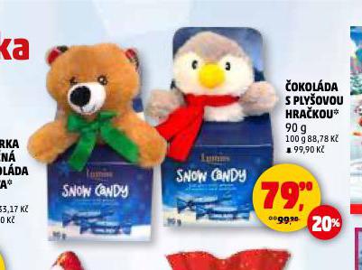 ČOKOLÁDA S PLYŠOVOU HRAČKOU