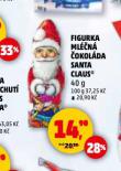 FIGURKA MLÉČNÁ ČOKOLÁDA SANTA CLAUS