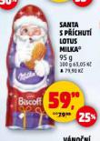 SANTA S PŘÍCHUTÍ LOTUS MILKA