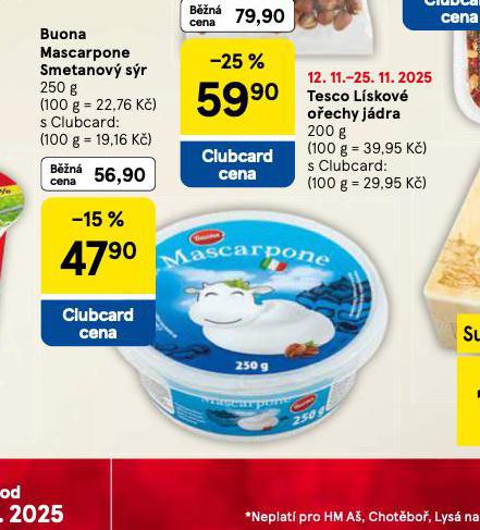 MASCARPONE SMETANOVÝ SÝR