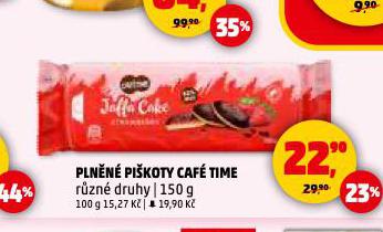PLNĚNÉ PIŠKOTY CAFÉ TIME