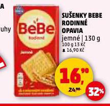 SUŠENKY BEBE RODINNÉ OPAVIA