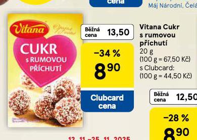 VITANA CUKR S RUMOVOU PŘÍCHUTÍ