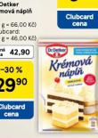 DR, OETKER KRÉMOVÁ NÁPLŇ