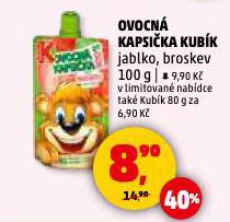 OVOCNÁ KAPSIČKA KUBÍK