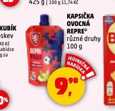 KAPSIČKA OVOCNÁ REPRE