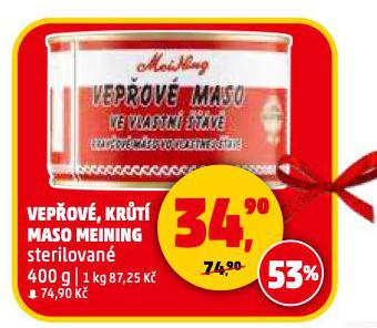VEPŘOVÉ MASO MEINING