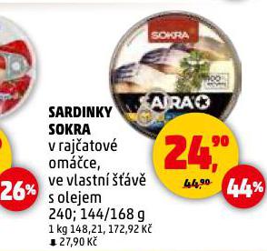 SARDINKY SOKRA