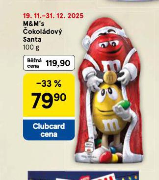M&N´S ČOKOLÁDOVÝ SANTA