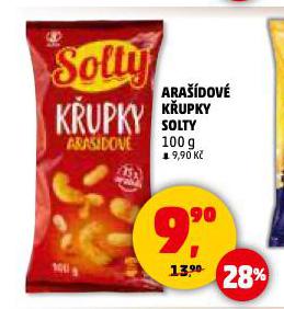 ARAŠÍDOVÉ KŘUPKY SOLTY