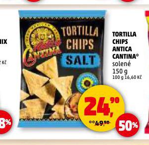 TORTILLA CHIPS ANTICA CANTINA