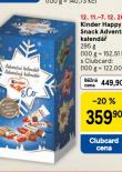 KINDER HAPPY SNACK ADVENTNÍ KALENDÁŘ