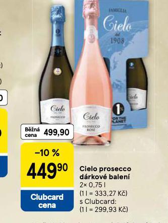 CIELLO PROSECCO DÁRKOVÉ BALENÍ