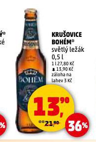 PIVO KRUŠOVICE BOHÉM