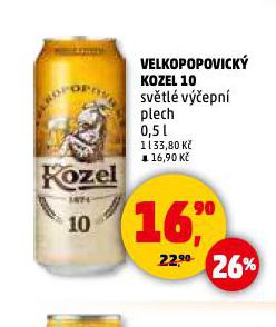 PIVO VELKOPOPOVICKÝ KOZEL