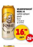 PIVO VELKOPOPOVICKÝ KOZEL
