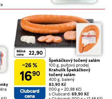 ŠPEKÁČKOVÝ TOČENÝ SALÁM