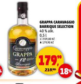 GRAPPA CARAVAGGIO BARRIQUE SELECTION