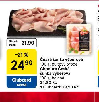 ČESKÁ ŠUNKA VÝBĚROVÁ