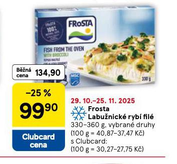 FROSTA LABUŽNICKÉ RYBÍ FILÉ