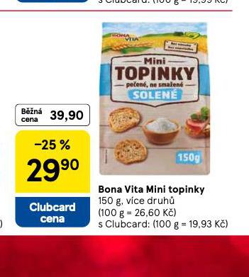 BONA VITA MINI TOPINKY