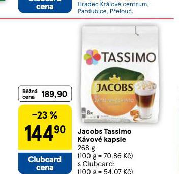 JACOBS TASSIMO KÁVOVÉ KAPSLE