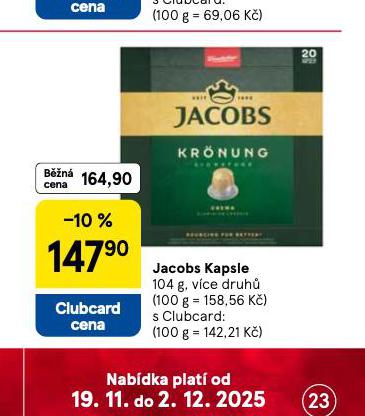 JACOBS KAPSLE