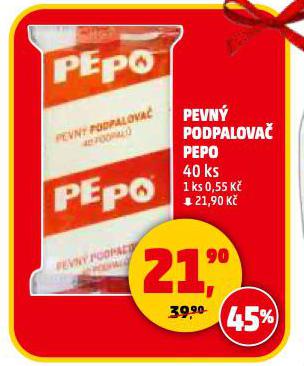 PEPO PODPALOVAČ PEVNÝ