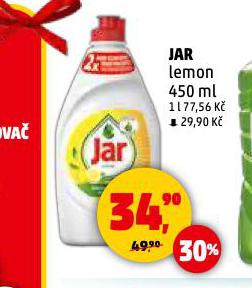 JAR PROSTŘEDEK NA MYTÍ NÁDOBÍ