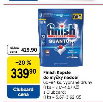 FINISH KAPSLE DO MYČKY