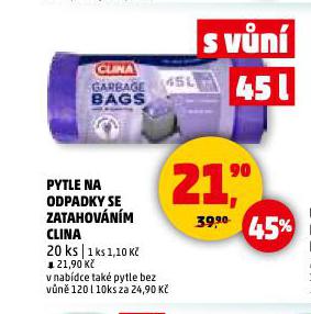 PYTLE NA ODPADKY CLINA