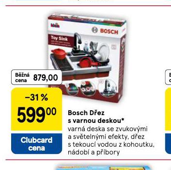 BOSCH DŘEZ S VARNOU DESKOU