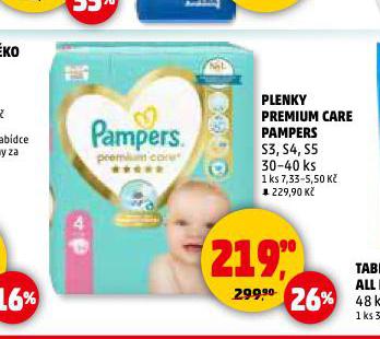 PAMPERS DĚTSKÉ PLENKY