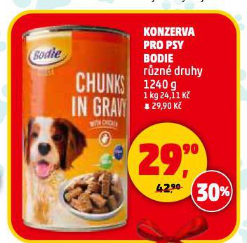 BODIE KONZERVA PRO PSY