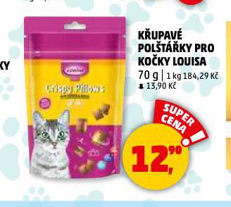 KŘUPAVÉ POLŠTÁŘKY PRO KOČKY LOUISA