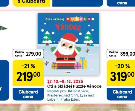 ČTI A SKÁKEJ PUZZLE VÁNOCE