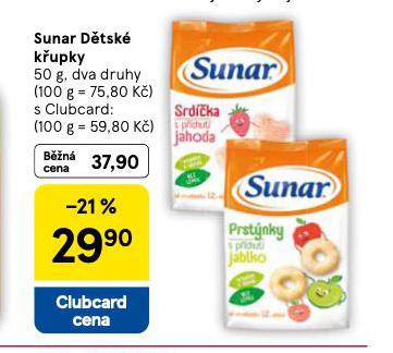 SUNAR DĚTSKÉ KŘUPKY
