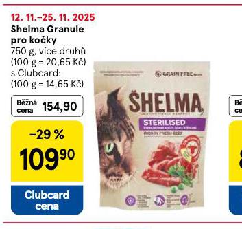 SHELMA GRANULE PRO KOČKY