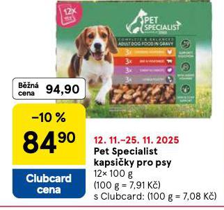 PET SPECIALIST KAPSIČKY PRO PSY